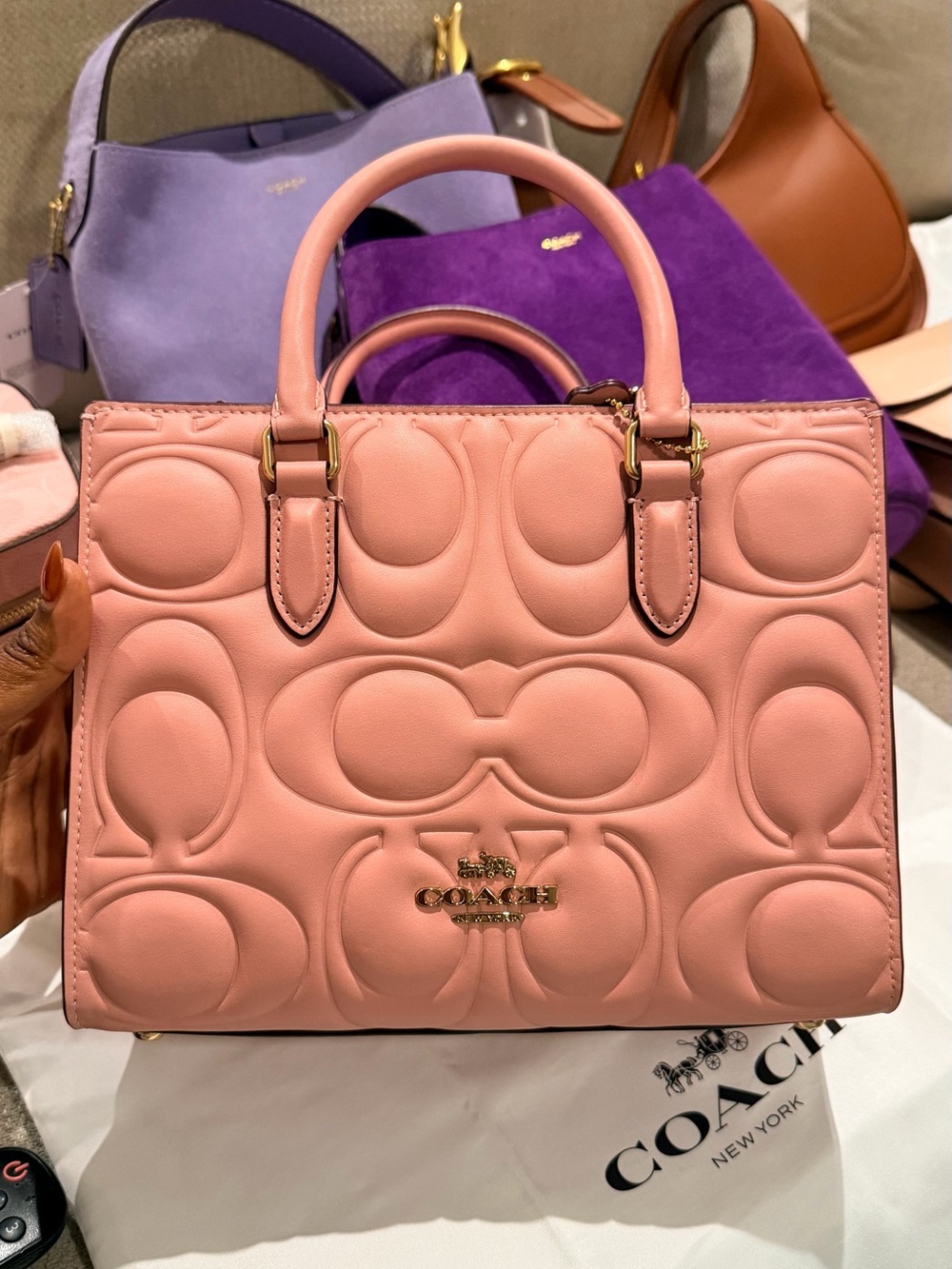 Coach Peony Small Maggie Tote